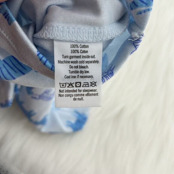 Janie and Jack Tiger Print One Piece - Blue - 3-6 Months - New with tags - Picture 5 of 6